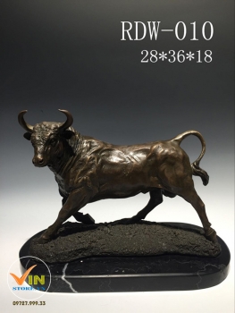 Trâu decor bày bàn trang trí nội thất DCNK 011